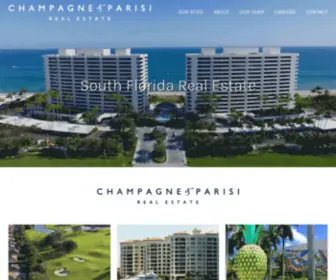 Champagneparisi.com(Champagne & Parisi Real Estate) Screenshot