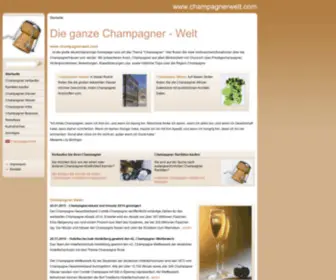 Champagnerwelt.com(Die ganze Champagner) Screenshot