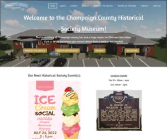 Champaigncountyhistoricalmuseum.org(The mission of the Champaign County Historical Society Museum) Screenshot
