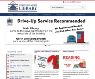 Champaigncountylibrary.org(Champaign County Public Library) Screenshot