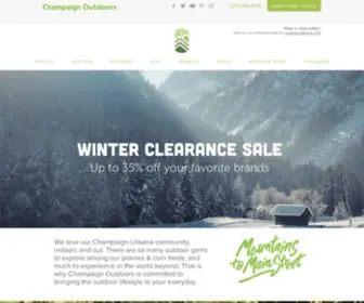Champaignoutdoors.com(Champaign Outdoors (formerly Champaign Surplus)) Screenshot