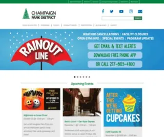 Champaignparks.com(Champaign Park District) Screenshot
