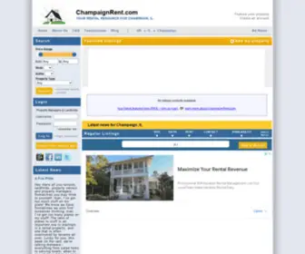 Champaignrent.com(Champaign Rent) Screenshot