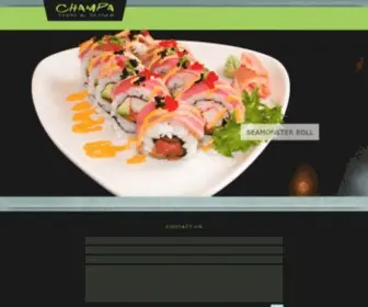 Champathaisushi.com(Champa) Screenshot