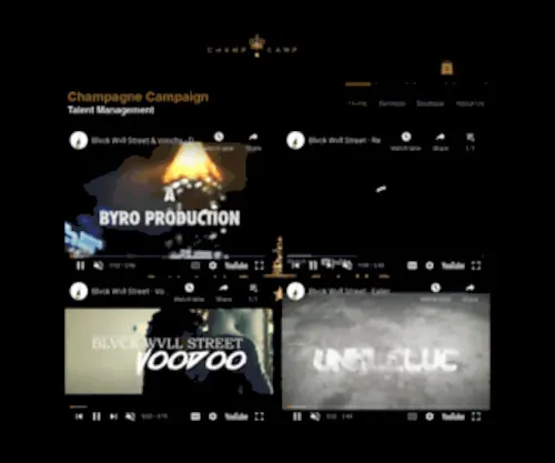 Champcampinc.com(Champagne Campaign) Screenshot