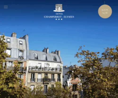 Champerret-Elysees.fr(Hotel Champerret Elysees Paris) Screenshot