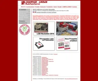 Champex-Linden.de(Internetauftritt von champex) Screenshot