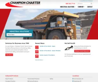 Champion-Charter.com(Champion Charter Sales & Service) Screenshot