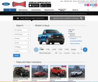 Champion-Ford.com(Champion) Screenshot