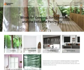 Championblinds.com.au(Curtains & Blinds Geelong & Torquay) Screenshot