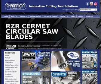 Championcuttingtool.com(Champion Cutting Tool Corp) Screenshot
