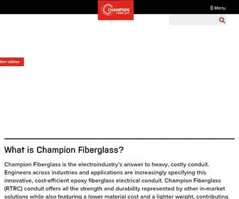 Championfiberglass.com(Champion Fiberglass) Screenshot