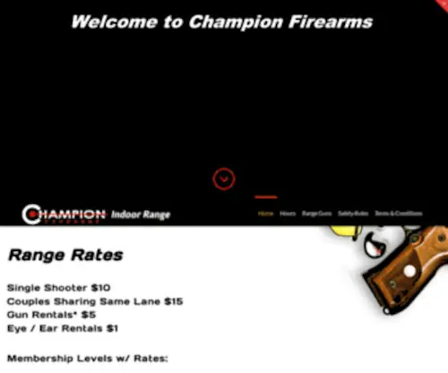 Championfirearmsrange.com(Championfirearmsrange) Screenshot