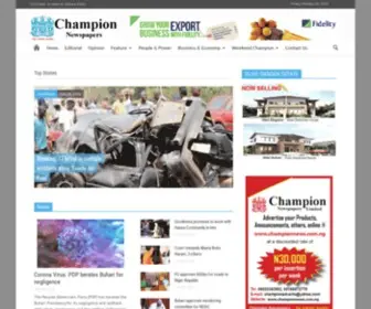 Championnews.com.ng(Champion newspapers) Screenshot