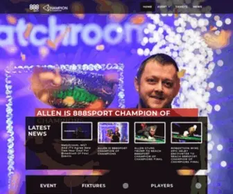 Championofchampionssnooker.co.uk(Champion of Champions Snooker) Screenshot