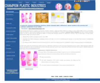 ChampionplasticJaipur.com(Champion Plastic Industries) Screenshot