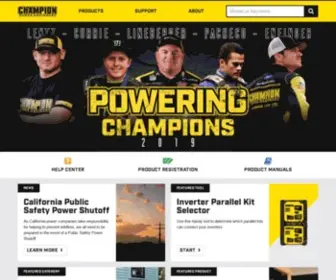 Championpowerequipment.com(Champion Power Equipment) Screenshot