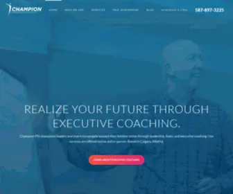 Championpsi.com(Executive and Business Coaching) Screenshot