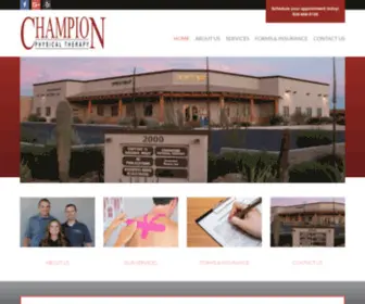 Championptaz.com(Champion Physical Therapy) Screenshot