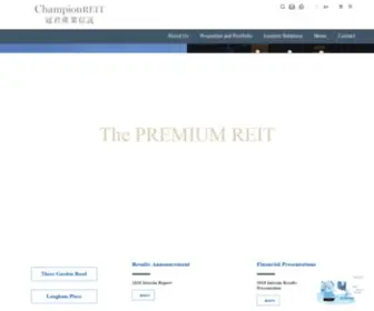Championreit.com(Champion REIT) Screenshot