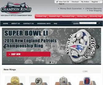 Championrings.us(Championship Rings) Screenshot