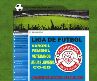 Champions-Soccer-League.com(CHAMPIONS SOCCER LEAGUE) Screenshot