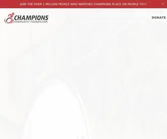 Championscommunityfoundation.org(Champions Community Foundation) Screenshot