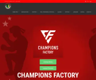 Championsfactory.com.br(Champions Factory Site Oficial) Screenshot