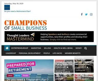 Championsofsmallbusiness.co.uk(Champions of Small Business) Screenshot