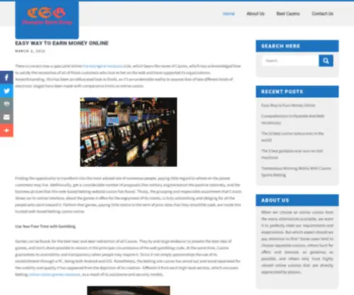 Championspiritgroup.com(Team Champion) Screenshot
