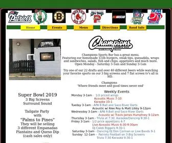 Championssportsbar.com(Champions Sports Bar) Screenshot