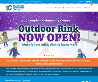 Champlaincc.ca(Champlain Community Centre) Screenshot