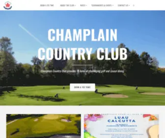 Champlaincountryclub.com(Champlain Country Club) Screenshot