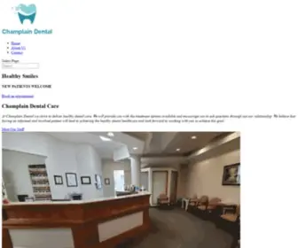 Champlaindentalnorthbay.ca(Champlain Dental) Screenshot