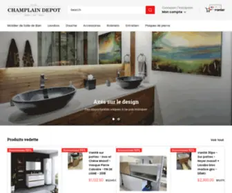 Champlaindepot.com(Salle de Bain) Screenshot