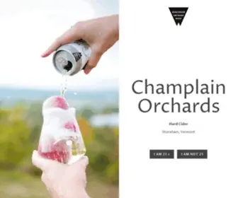 Champlainorchardscidery.com(Champlain Orchards Cidery) Screenshot