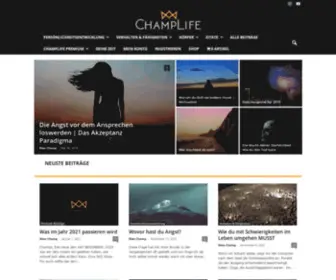 Champlife.de(Startseite) Screenshot