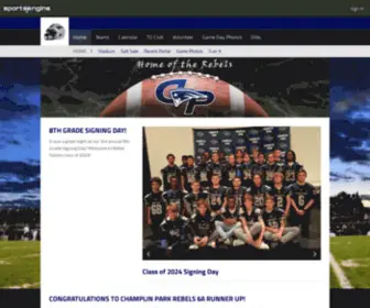 Champlinparkfootball.com(Champlin Park Football) Screenshot