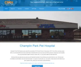 Champlinparkpethospital.com(Champlin park pet hospital) Screenshot