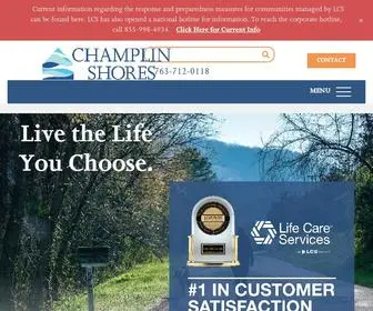 Champlinseniorliving.com(Champlin Shores Retirement Community) Screenshot