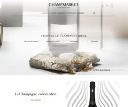 Champmarket.com(Vente, achat de champagne en ligne) Screenshot