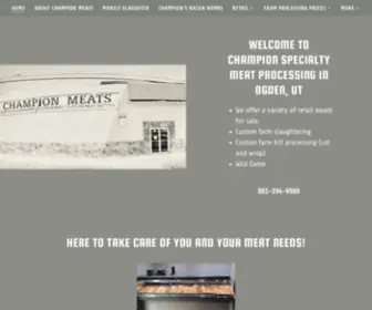 Champmeats.com(Champmeats) Screenshot