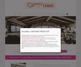 Champsaur-Immo.com(Achat appartement) Screenshot