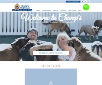 Champsdoghouse.com(Champ's Dog House) Screenshot