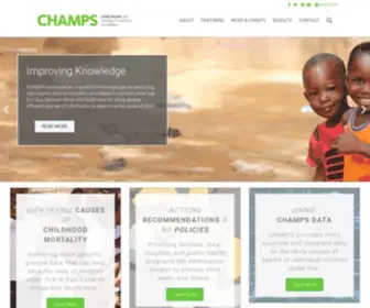 Champshealth.org(CHAMPS) Screenshot