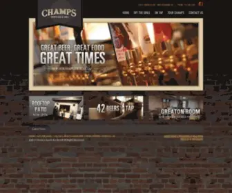 Champsnr.com(Champs Sports Bar & Grill) Screenshot