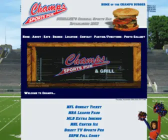 Champssportspub.com(Champs Sports Pub) Screenshot