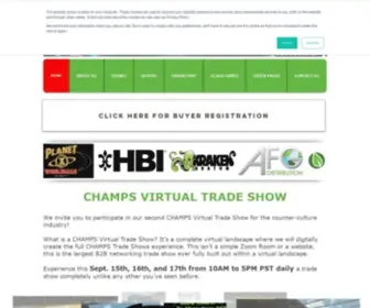Champstradeshows.com(CHAMPS Trade Shows) Screenshot