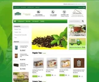 ChamrajChai.com(Nilgiri Tea) Screenshot