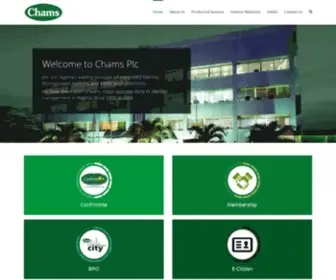 Chams.com(Chams Plc) Screenshot